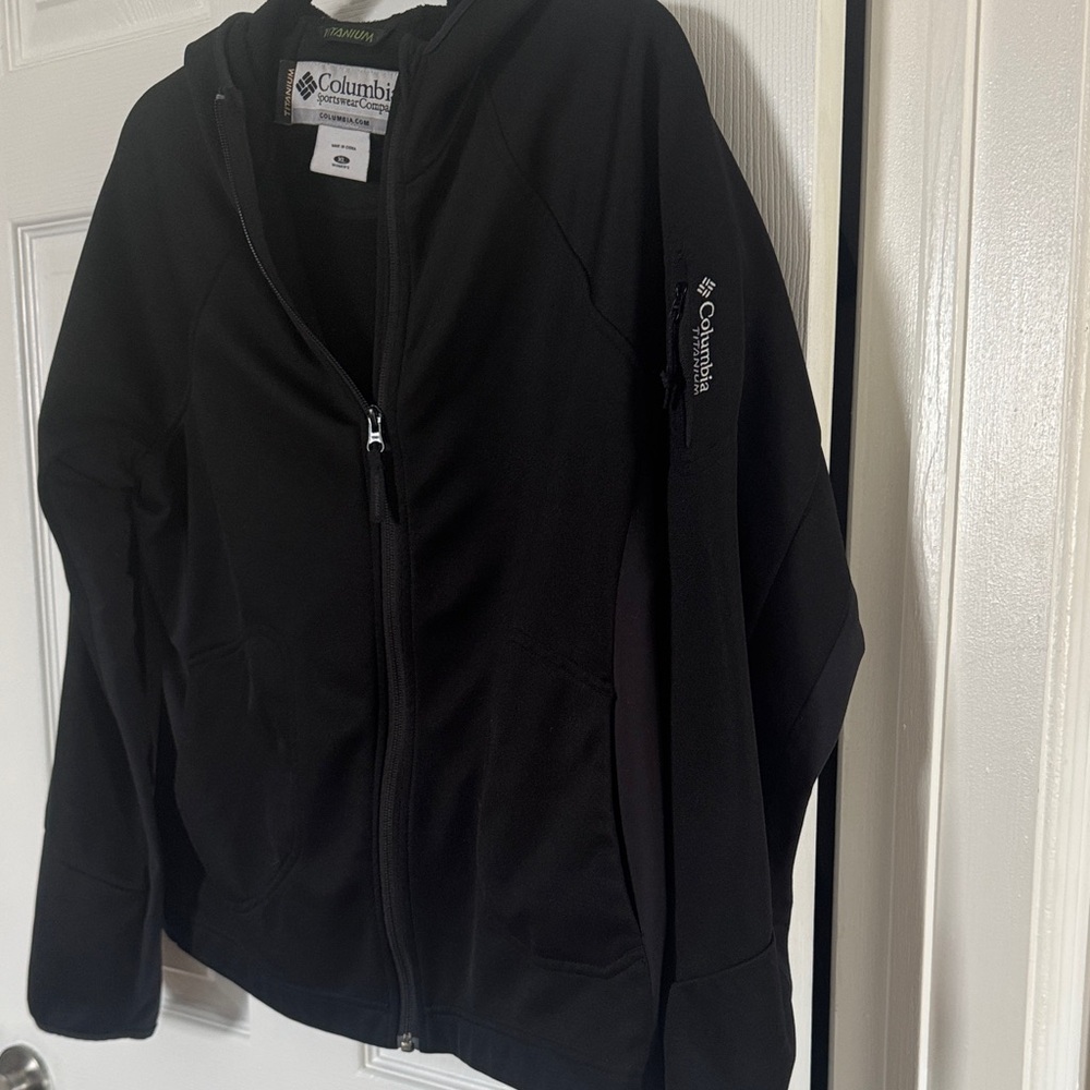 Columbia Black Hooded Jacket